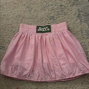 Daily Drills Pink bubble skirt